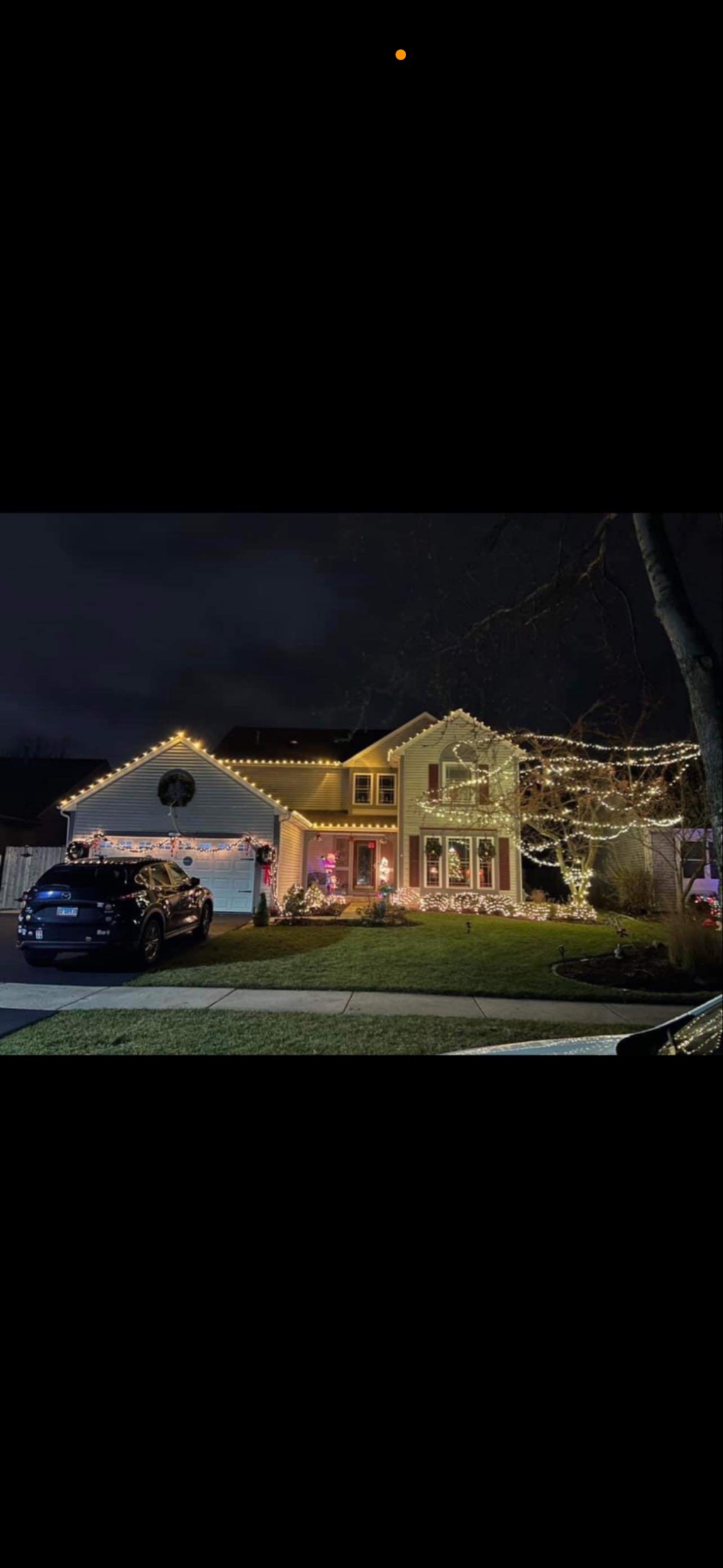Residential holiday display
