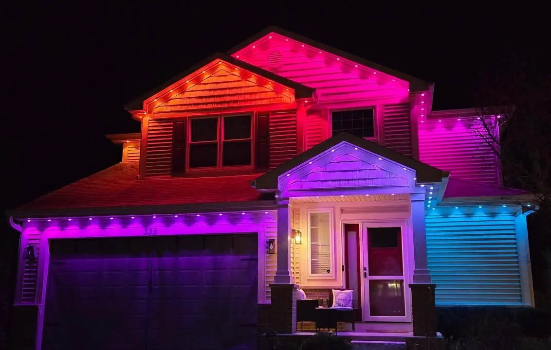 Permanent lighting results